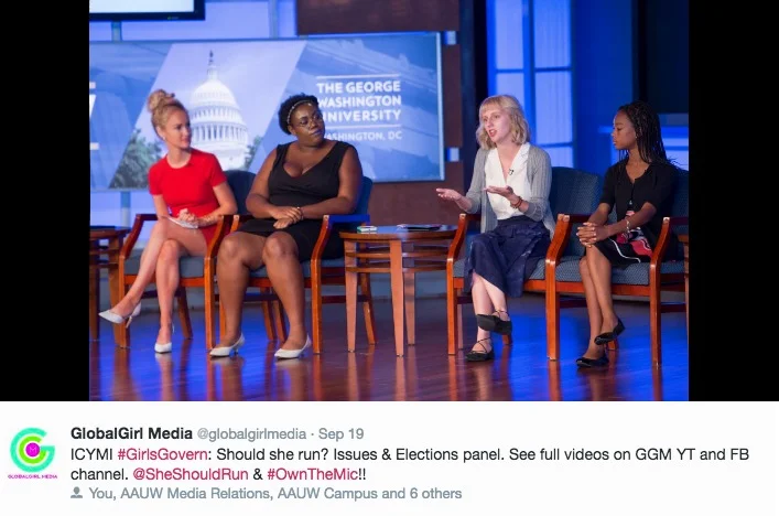 #GirlsGovern Coverage in USA Today, Huffington Post
