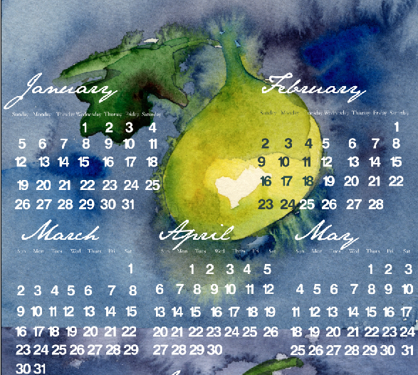 Annual calendar design