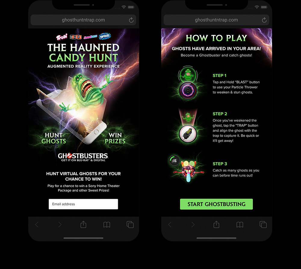 The Haunted Candy Hunt AR Game Lets You Become A Ghostbuster