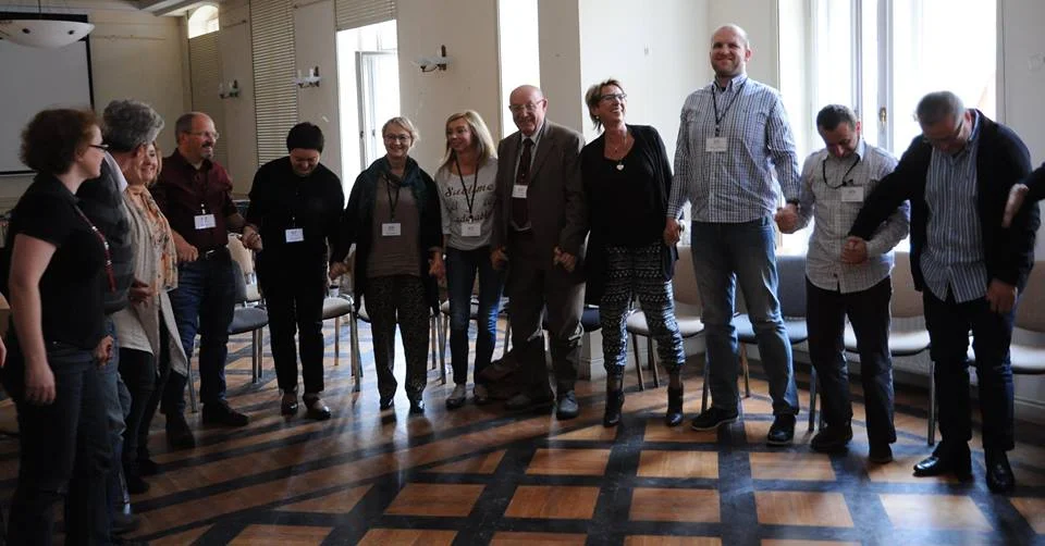 Conference delegates during the final circle. Image courtesy of PTPG.