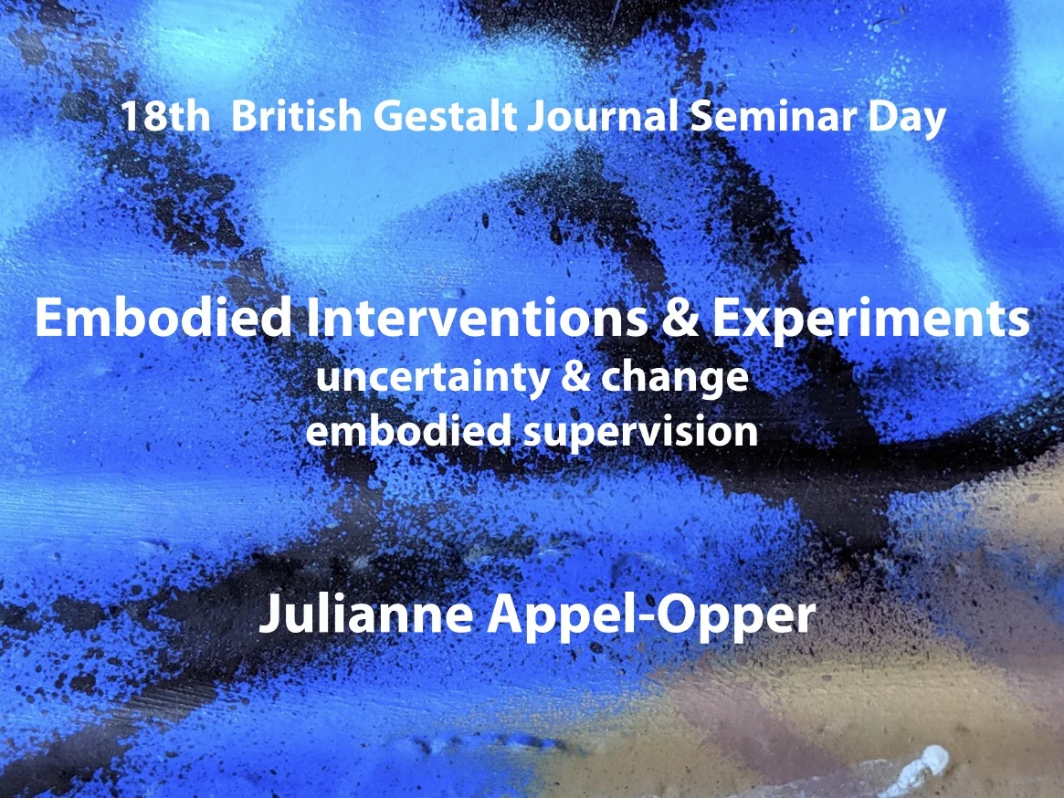 Features British Gestalt Journal - 