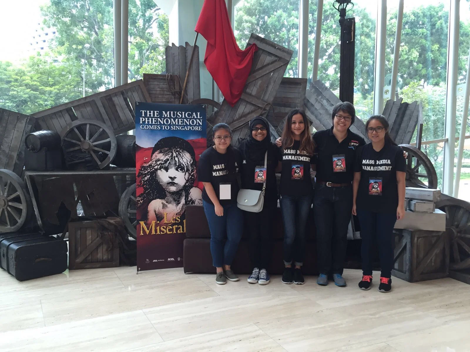 The NYP team at the exclusive peek of Les Misérables