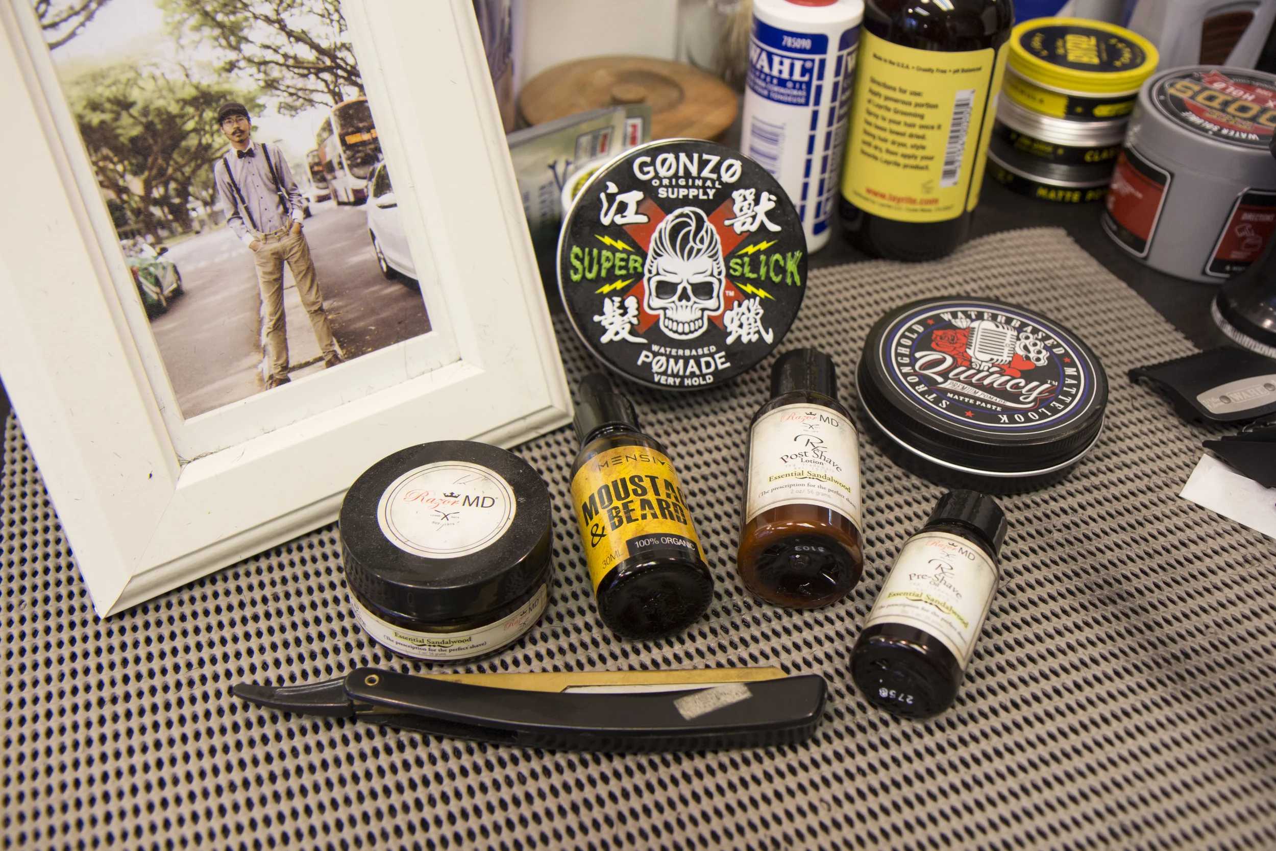 Jacky's daily grooming essentials
