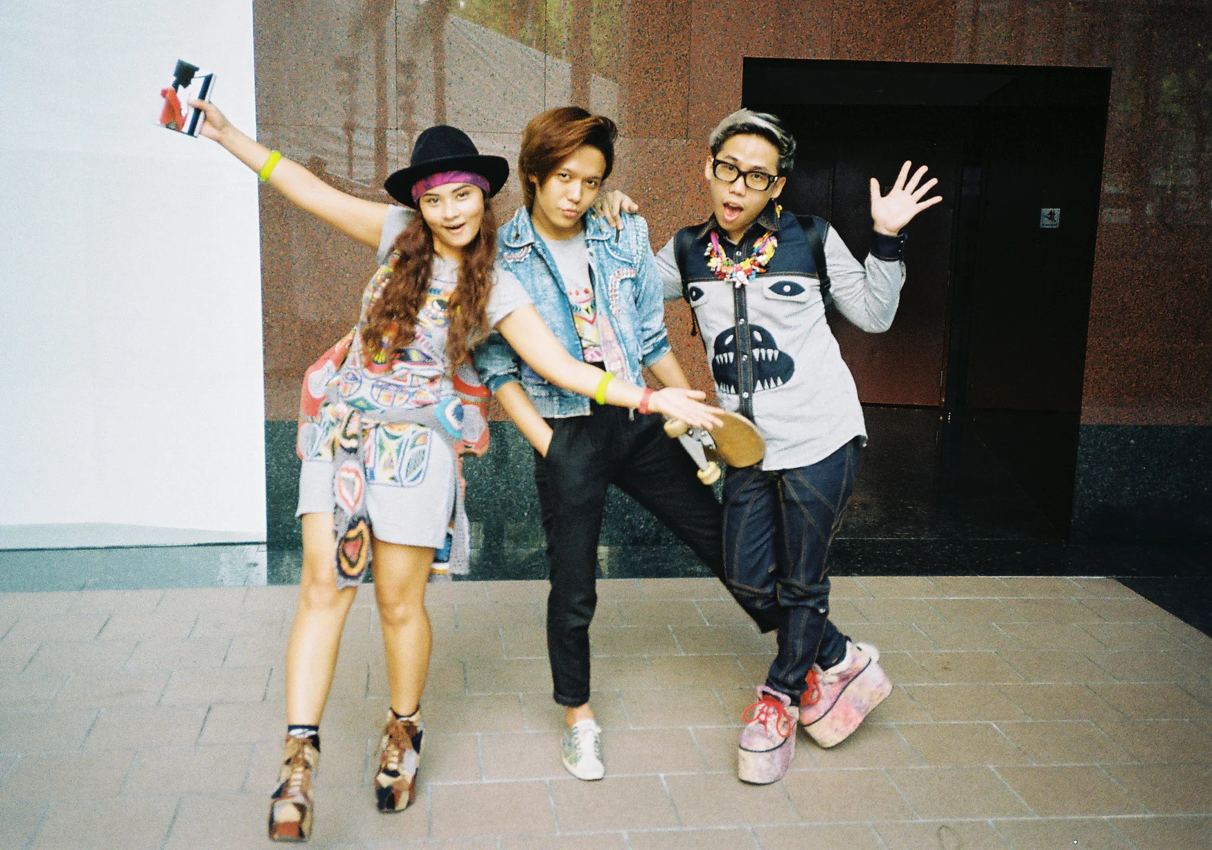 From Left to Right: Daniela Monasterios-Tan, Shaf Amis'aabudin and Nathanael Ng of MASH-UP