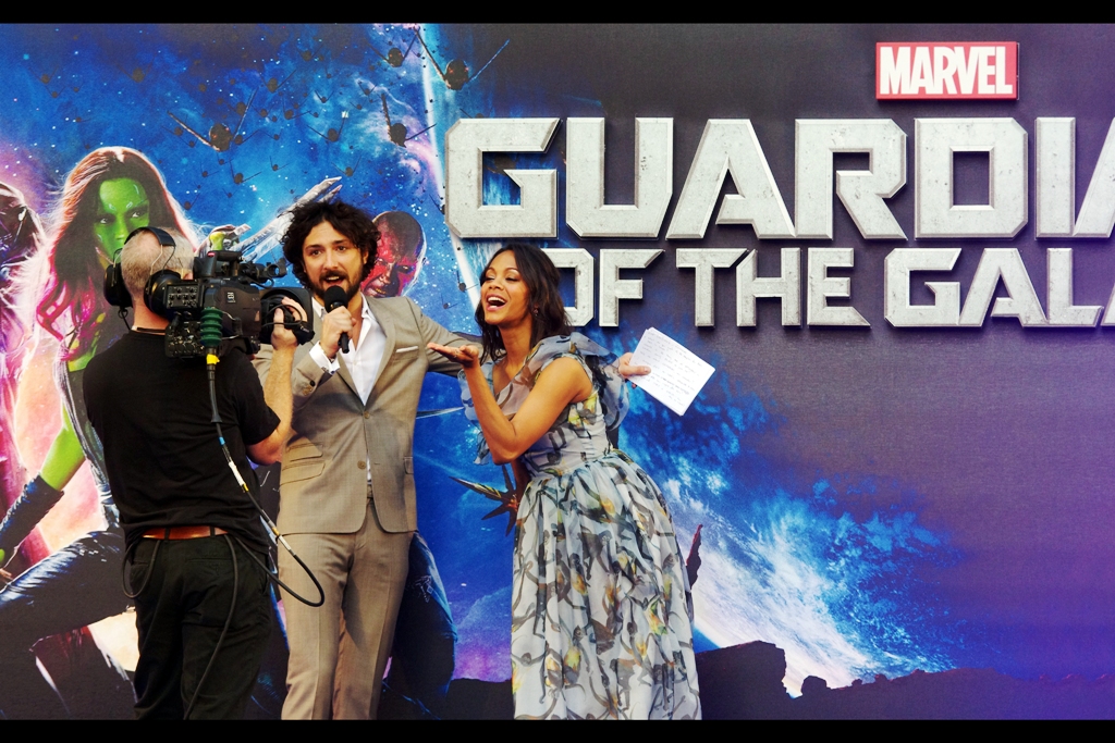 "Zoe Saldana's sending you her love through the wonders of The Internet. Feel free to send it back, while I visualise you at your monitor, alone in a dark room, doing so"