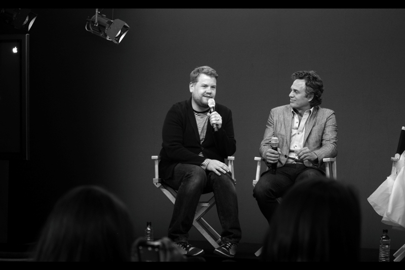 "I just wanna say 'f&&k you for not giving ME a screenplay to read" hilariously, that's pretty much what James Corden did say. The irony being that James Corden, fittingly, IS a writer.
