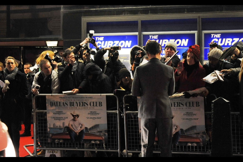 If the other shot was analogous to 'Washington Crossing the Patomac" this one's closer to 'The Last Supper' albeit from behind. The cold is starting to seriously affect me, in other words. Incidentally, while there's no journal to prove it I have photographed Matthew McConaughey before - it was a hotel premiere for 'Magic Mike'. I never posted a journal because honestly it wasn't worth it. The journal I mean. I haven't watched the film.