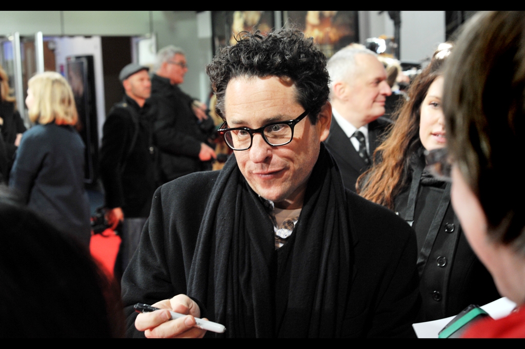 "Seriously? A Pen? I've moved onto fully digital and 3D... it's about time you did, too" I'm being very unfair. JJ Abrams is one of the most consistently nice people to grace red carpets at premieres. And also book signings