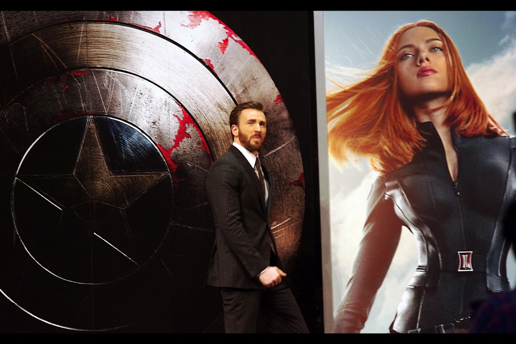 "Scarlett Johansson? I've seen her " well done for being so blase about it.