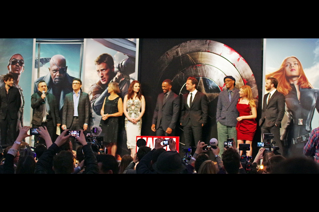 "So if you've seen the trailer for the last six hours, remember : the movie actually contains about two hours worth of stuff that's not in the trailer" That's good to know. I was wondering how many times the same guy could catch the same shield thrown at him on the same rooftop.