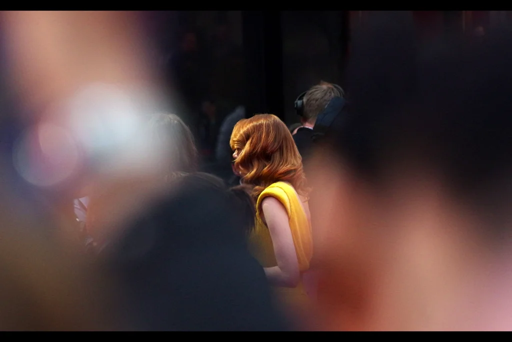 It's Emma Stone, which means over and above the director, actors, rap and dance music pumping at volumes sufficient to confuse migratory birds, heaving crowds, intermittent warm sunshine and general okay-ness, this premiere just got even better!