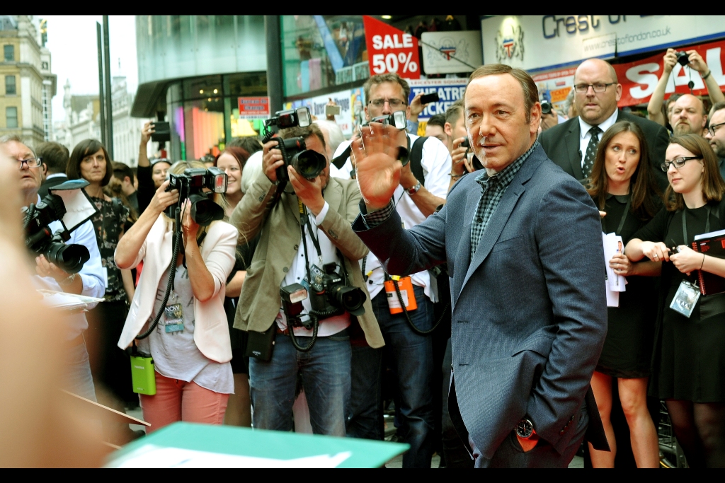 "Hi, I'm Kevin Spacey and I've won two more Oscars than any of y'all, unless you were in one of those technical categories in which case I congratulate you". I've never actually photographed Kevin Spacey, and I've never been snubbed by Kevin Spacey either, but both of these things were set to change on this hallowed afternoon!