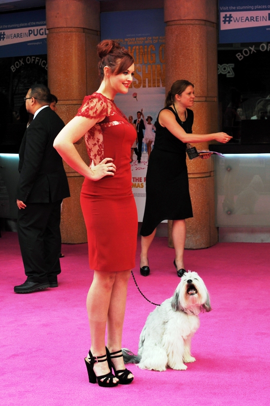 I know who this is in an abstract sense, insofar as I photographed her way back during the first "Amazing Spider-Man premiere" - apparently she and her dog won some kind of talent competition back then, and apparently there's going to be a movie starring the dog released sometime soon (that's not so much a joke as it is a premiere I've got flagged for when Guardians of the Galaxy gets announced on the same day if I'm really unlucky).