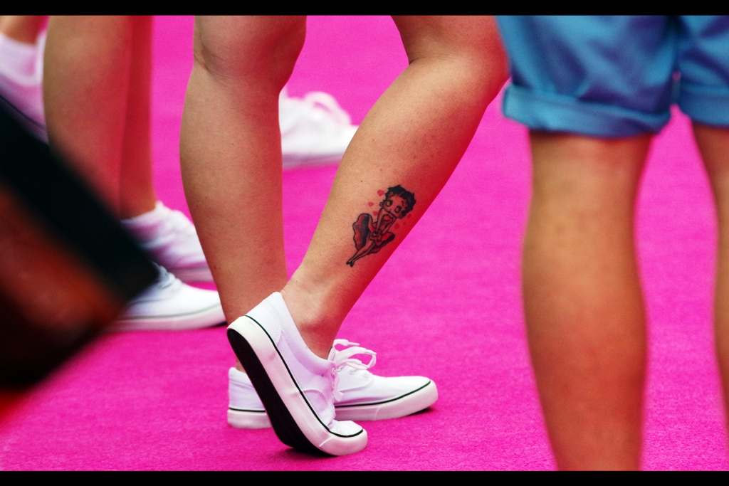 The hyperbolist in me wants to say that this is the best tattoo ever. But I've seen a photographer with a lens focusing and aperture ring tattooed on their wrist and that's kind of awesome...