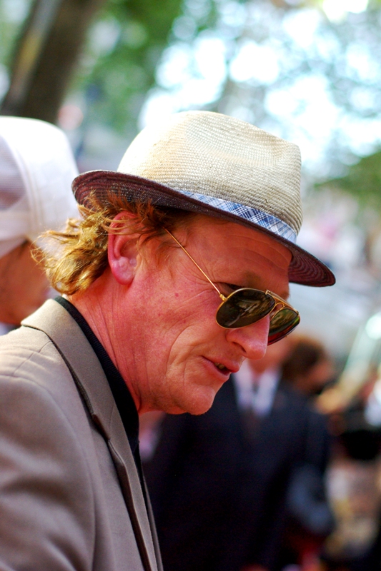 A man and his hat. Or, possibly, vice versa.