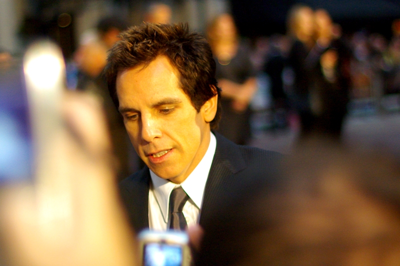 Next up, it's Ben Stiller.. (Nobody makes him bleed his own blood)