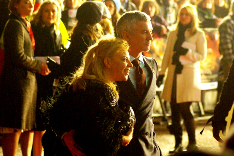 Writer/Director Baz Luhrman (who also did Strictly Ballroom, Romeo+Juliet and Moulin Rouge) and his wife/co-writier/producer/red-carpet-"and guest" Catherine Martin