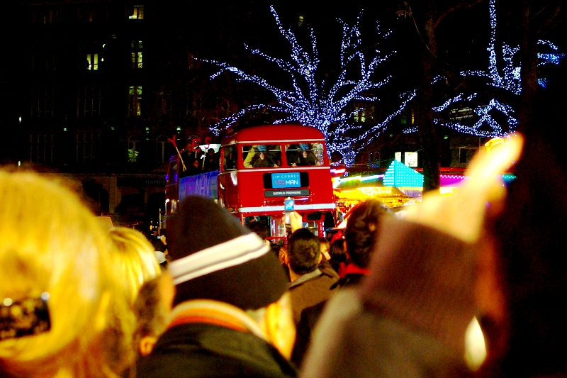 Looks like Mr Carrey's Limo driver picked up the wrong vehicle for the evening and just ran with it.