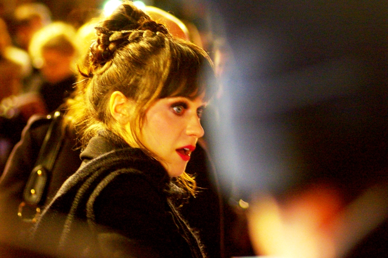Lead actress Zooey Deschanel. I'm sure I've heard of her, but can't recall any movies....