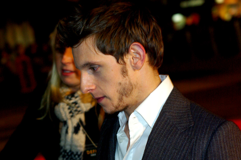 The screaming girls stopped screaming for Daniel Craig occasionally to scream for Jamie Bell. He's... well, he's Jamie Bell, apparently.