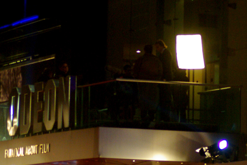 The movie 'Defiance' was directed by Ed Zwick, who did 'The Last Samurai' and 'Blood Diamond'. Had I been more switched on, I would have both bothered to figure out what he looked like and made more of an effort to locate him on the red carpet. So this is my only shot, taken while circumnavigating Leicester Square to get a better vantage point.