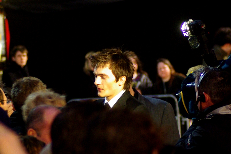 Rupert Friend. He plays... oh I don't know. Some kind of teen vampire or court jester or prince in the movie. My usually diligent research on all things royal has let me down rather badly just this once