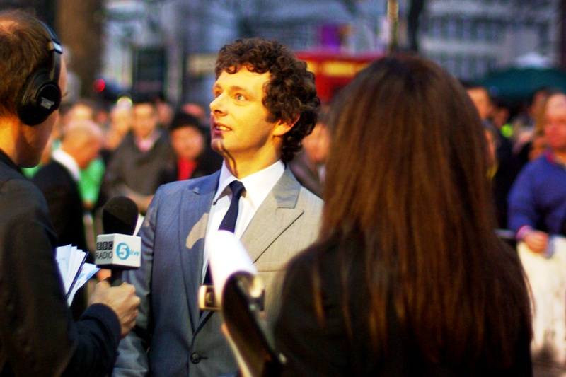 Michael Sheen plays the lead character in this film (I don't know who that is), and the character of Prime Minster Tony Blair in the film 'The Queen'