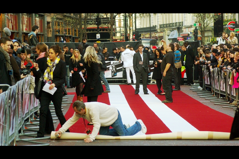 Your Red Carpet has Racing Stripes. Well played, Sir.