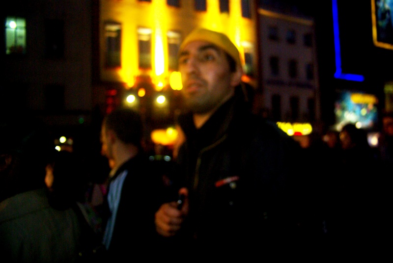 Oh, and for people (like me) worried about Yellow Cap Guy - I didn't see him at yesterday's premiere or this one.. however as I was heading back to the Tube I ran into him! He was running late and muttering to himself about having missed this premiere. Oh, how the legend has waned. I'm sure he had his reasons...