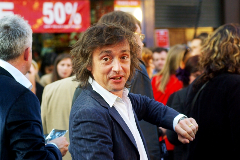 Top Gear presenter Richard Hammond was telling the people in front of me desperate for his autograph that he was kind of running late. Obviously not driving a Bugatti to the premiere, then....