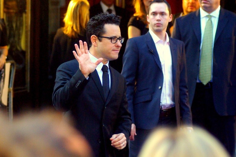 JJ Abrams signed an autograph, so I'll forgive his attempt at a Vulcan Salute, if that's what it was..