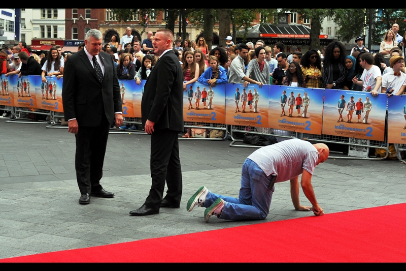 "I don't care if the average attendee at this premiere is 14 years old and female whereas yesterday's was 29 and male... I know and you know which one of those to is inherently more dangerous. Set phasers to Painfully Wound". I still say they're not playing things safe enough.
