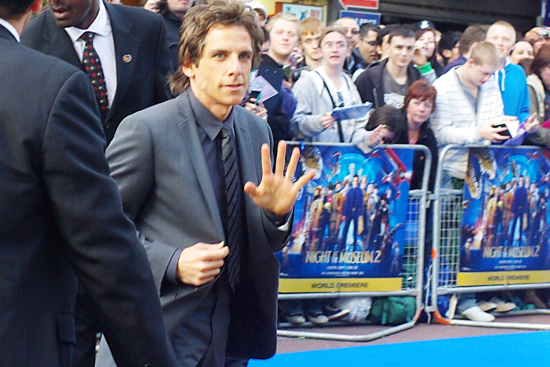 "Number of dollars I owe you? Yeah... I know... next time" Kind of incredibly, this is the third premiere I've photographed Ben Stiller at, the prior two being Tropic Thunder and Madagascar2