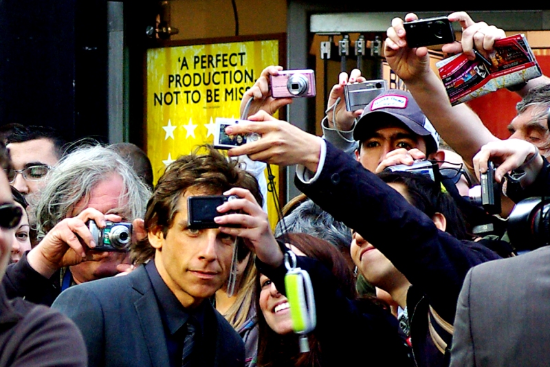 You know you've made it in the world of Male Modelling when people are taking photos of *THE BACK OF YOUR HEAD*