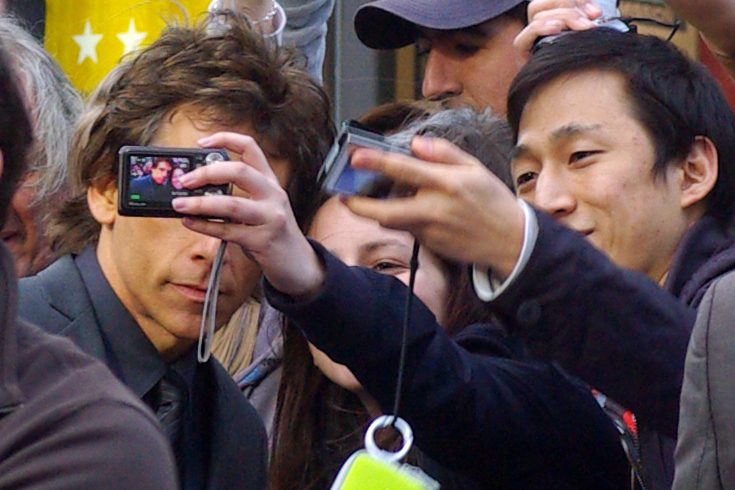 "Did you take that photo of me? Like... just moments ago? Wow. By which I mean : I'm not particularly surprised, as I'm right here at this premiere. But well done anyway"