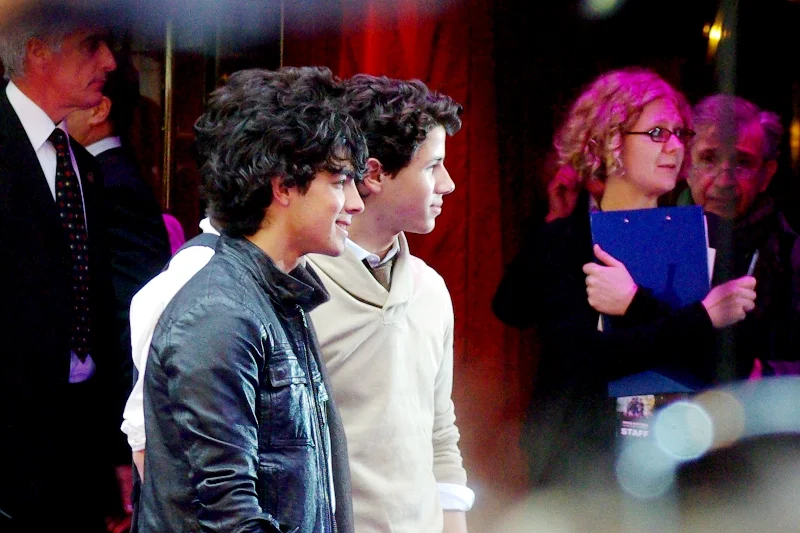The Jonas Brothers. Three guys joined by friendship, genetics, and possibly a single sentient mass of hair.