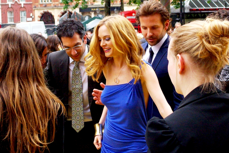 In their defence, it is a massively impressive... uh... dress. Heather Graham is 39 years old. If she keeps that figure by bathing in newborn babies' tears daily, I can't really say I have a problem with that!