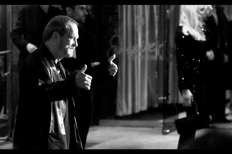One last shot of director Terry Gilliam, attempting to influence film reviewers everywhere with a suggested level of endorsement.