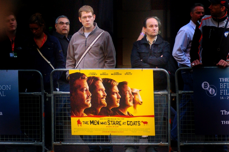 The men who stare at... nothing. Not yet, anyway.