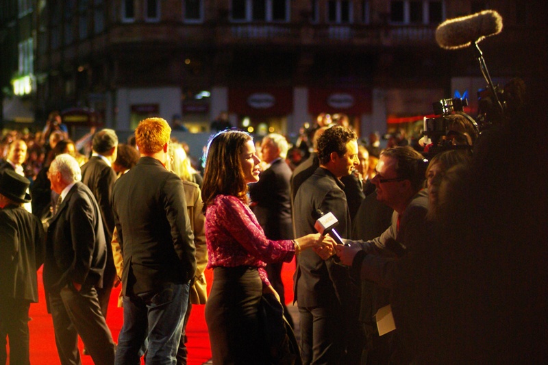 "No, I'm not actually in this movie... but I bet you're glad I showed up otherwise you'd have nobody to interview, right?" Well, not unless Susan Sarandon shows up. She's not in this movie either, but she's somebody.