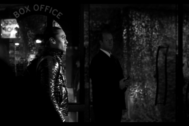 This is "Taboo" from the Black Eyed Peas. His jacket was red and black but I went for a monochrome treatment on this shot. Sorry, ..erm... Taboo.