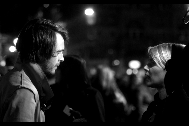 Cute reporter lady lines up another curve-ball. Her intended victim here is an actor by the name of Joseph Gilgun, whose name rings absolutely no bells. Free throw for you, cute reporter lady!