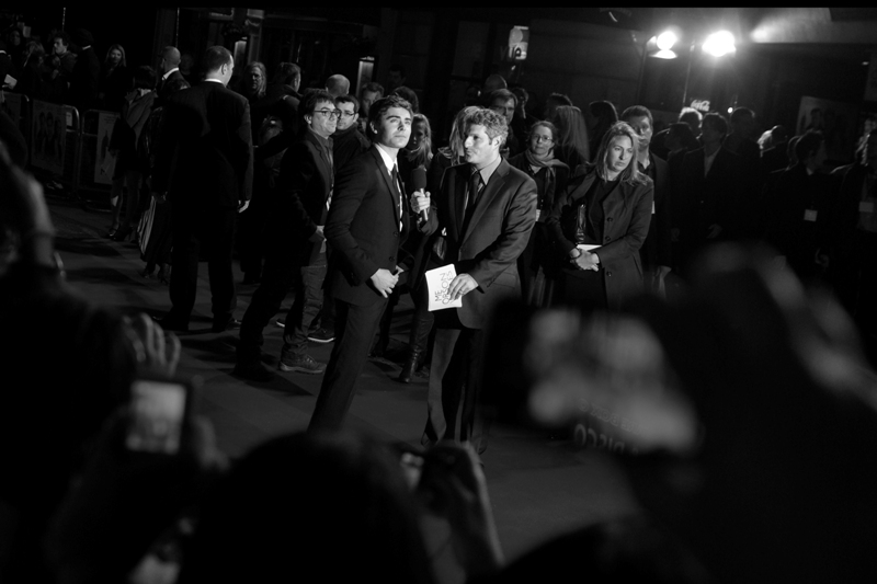"So, Zac. What was it like working with… uh... Zac Efron? And did you … umm…. scream...? Oh. Right."