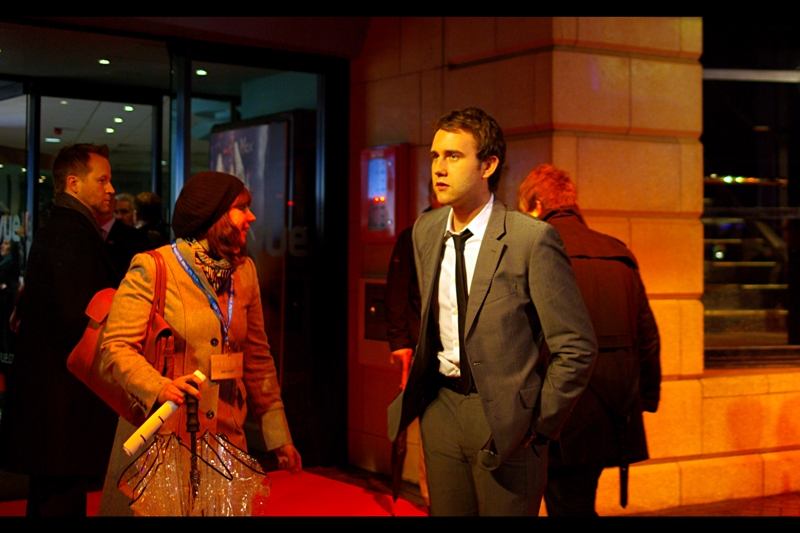 He's Matthew Lewis, who plays Neville Longbottom in the Harry Potter films and is the only red carpet celeb I recognised today. Not that this is necessarily a slur on him or the other celebs... but still.