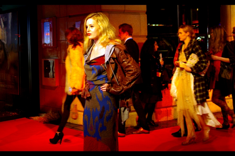 English model and celebrity daughter Georgia May Jagger showed up. My heart rate remained unchanged. My camera's performance was sluggish this evening, which might have said something.