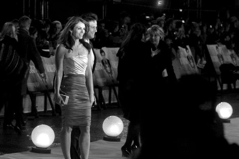 Liz Hurley showing up to this premiere is kind of (but actually not really) like finding a set of Lamborghini car keys. It shouldn't really happen, and it doesn't really make sense, but.. well....why not take advantage?