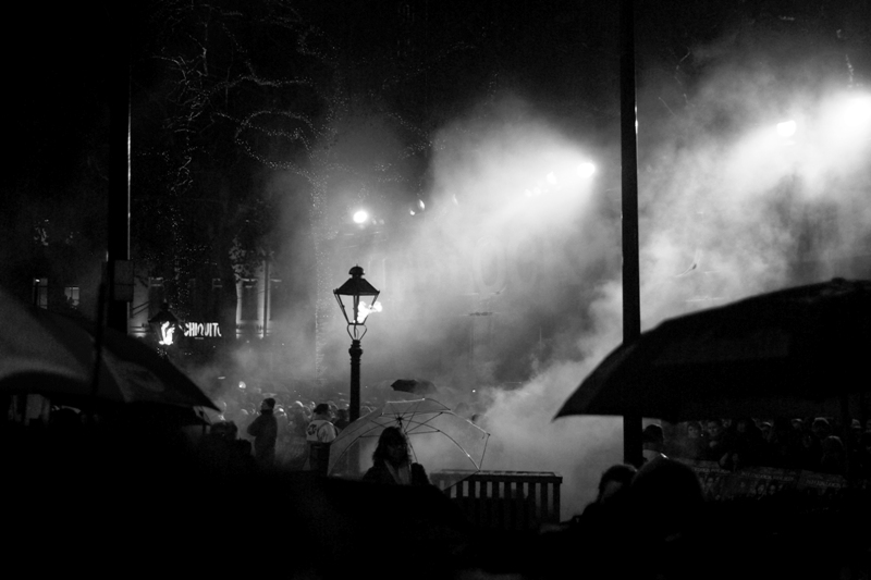 .... and smoke machines. Which... well... make it hard to see anything, which is hardly crowd friendly but hey, the wind was blowing the other way and it did look very atmospheric.