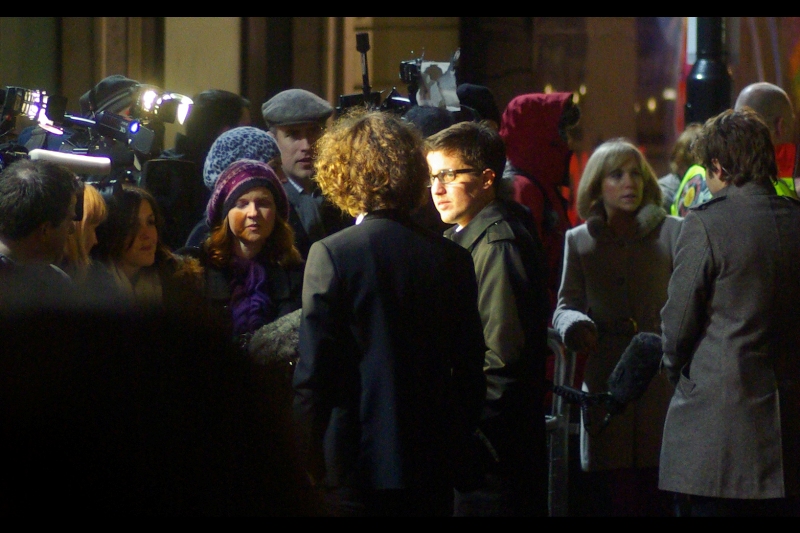 I have no idea who this guy (the man whose side-face is shown) is (and in my defence neither does wireimage.com) and more frustratingly I don't know if the guy with the shaggy hair who kept blocking views of him was more famous than him, less famous than him, or not at all famous at all.