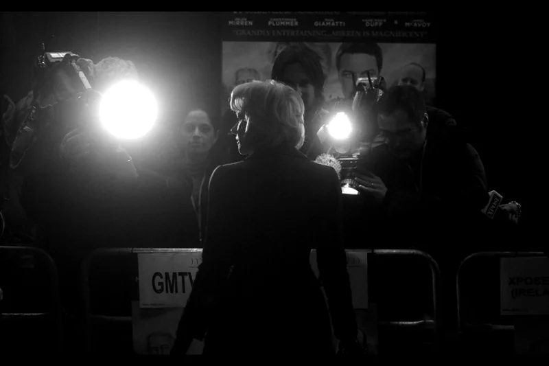 Silhouette of Helen Mirren. She’s won four SAGs, four BAFTAs, three Golden Globes, four Emmies and an Oscar. Owing to the crop of this shot, I’m actually going to claim that she had them in two large duffel bags she carried with her. (No, really…)