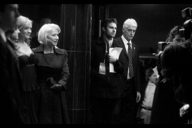"Guys, could you hurry it up? I left a bag with all my SAGs, BAFTAs, Golden Globes, Oscars and fake-Grammies in the lobby"